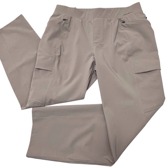 Eddie Bauer Travex Incline 2.0 Utility Capri Pant Size 8T Beige Taupe Gorpcore - Picture 3 of 14